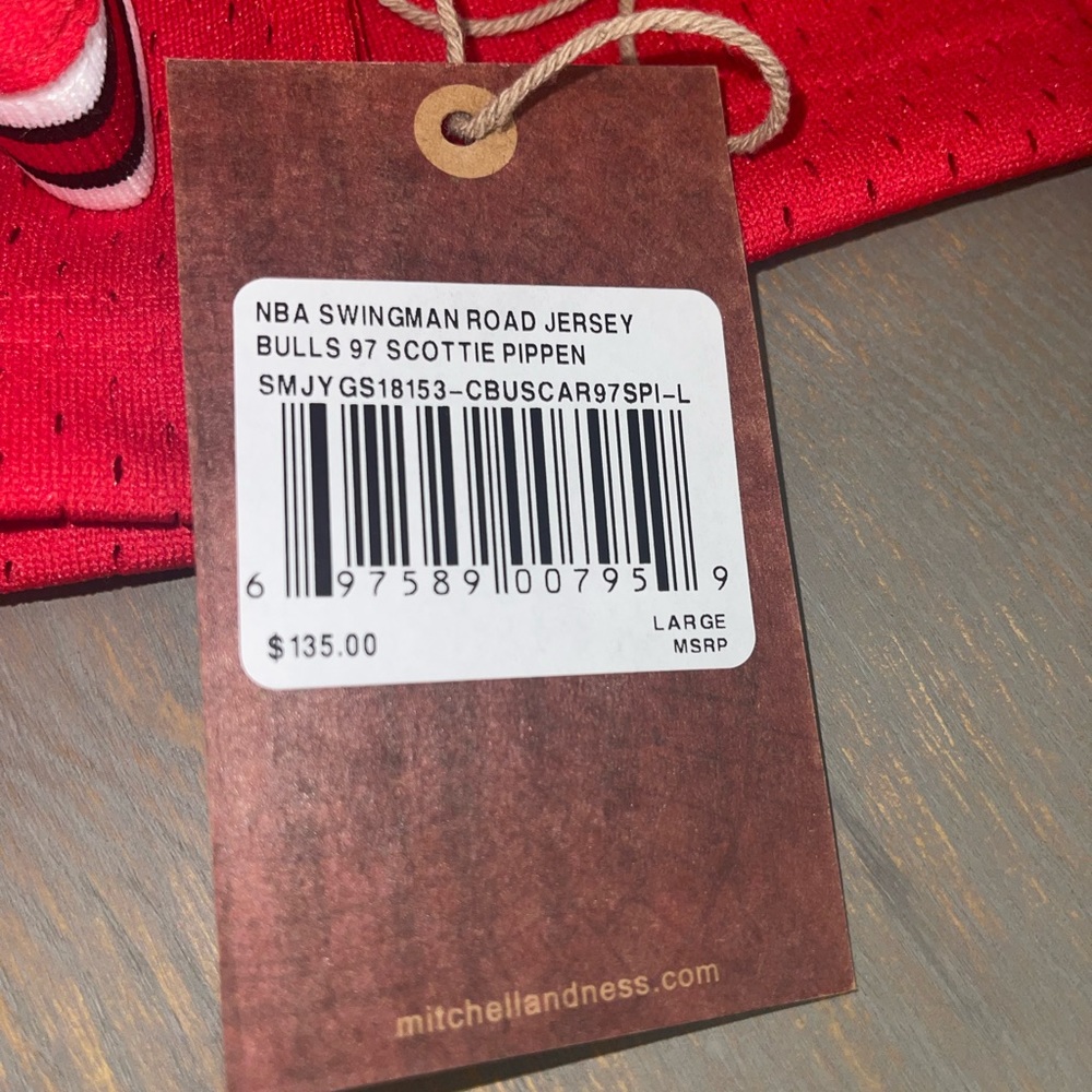 Mitchell & Ness Chicago Bulls Home 1997 Scottie Pippen Jersey Sizes Available - Picture 6 of 6